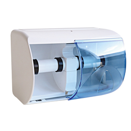 Toilettenpapierspender weiß L 300 mm B 148 mm H 140 mm Produktbild