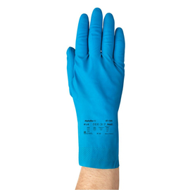 Chemikalienschutzhandschuhe AlphaTec® 87-195 | blau | S Produktbild 1 S