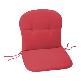 Polsterauflage Dessin 1330 rot 840 mm  x 450 mm  • Rückenausführung niedrig Produktbild
