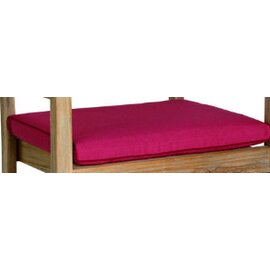 Stuhlauflage Dessin 1330 rot gesteppt quadratisch 480 mm  x 480 mm Produktbild
