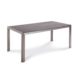 Komplett-Set SEATTLE Tisch | 2 Bänke silber anthrazit Produktbild 1 S