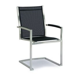Freischwing-Sessel MARBELLA schwarz | 570 mm  x 640 mm | hoher Rücken Produktbild