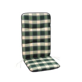 Sitzkissen Dessin 0467 grün-weiß kariert 430 mm  x 430 mm Produktbild
