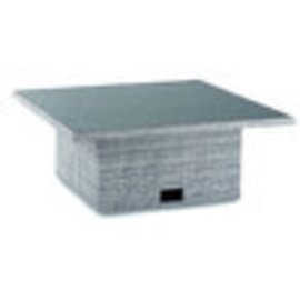 Lounge-Tisch BONAIRE  • grau  | 1200 mm  x 1200 mm Produktbild 1 S