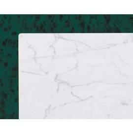 Gastro-Klapptisch BOULEVARD Werzalit Stahl grün | weiß marmoriert rechteckig | 1200 mm x 800 mm H 720 mm Produktbild