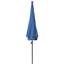 Schirm Jamaika, eckig, 225 x 120 cm, 4-teilig, Stock 27/30 mm, Farbe: taubenblau Produktbild