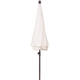 Schirm Jamaika, eckig, 225 x 120 cm, 4-teilig, Stock 27/30 mm, Farbe: weiß Produktbild