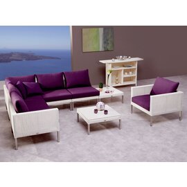 Lounge Sessel San Remo, handgeflochten, wetterbeständig,  85 x 78 x 64 cm, Farbe: natur Produktbild 2 S