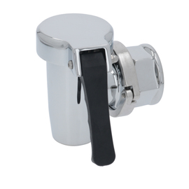 Entleerhahn Kochkessel 1 1/2" IG mit Überwurfmutter konisch dichtend Ausladung 100 mm Messing Produktbild