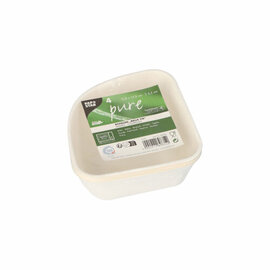 Schale Zuckerrohr weiß | 128 mm x 128 mm H 55 mm Produktbild 1 S