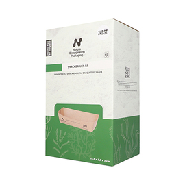 Snacktray NOTPLA | 155 mm x 33 mm | Einweg Produktbild 1 S