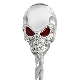 Barlöffel SKULL M Edelstahl L 330 mm | gedrehter Stiel | Stößel Produktbild 1 S