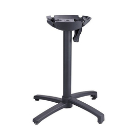 Tischgestell X-ONE XL schwarz | passend für Tischplatten 800 mm | 900 mm L 600 mm B 600 mm H 710 mm Produktbild
