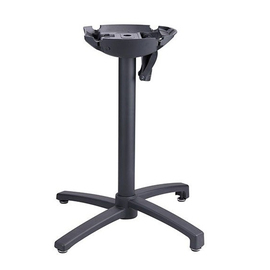 Tischgestell X-ONE hoch schwarz | passend für Tischplatten 600 mm | 700 mm L 470 mm B 470 mm H 710 mm Produktbild