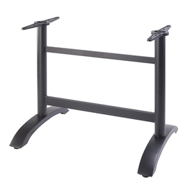 Doppel-Tischgestell ECOFIX schwarz | passend für Tischplatten 1100 x 700 | 1200 x 800 mm L 800 mm B 600 mm H 710 mm Produktbild