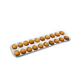 Multiform-Backblech • Madeleine | 20 Mulden L 395 mm B 125 mm Produktbild 2 S