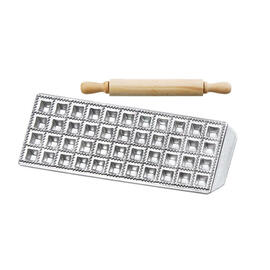 Ravioli-Form Aluminium 44 Mulden  L 290 mm  B 105 mm  H 10 mm Produktbild