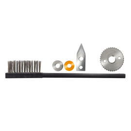 KIT : COG-WHEEL, ST/ST BLADE, METALIC BRUSH, RINGS + TOOL  Produktbild