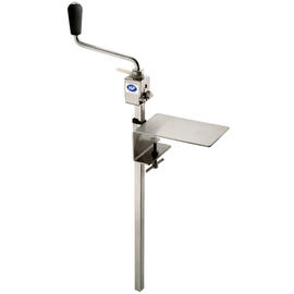 Dosenöffner Tischgerät | Klemmbefestigung Edelstahl H 780 mm | Kopfstück einteilig Produktbild