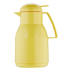 Isolierkanne TOP PUSH 1 ltr gelb glänzend Glaseinsatz Drehverschluss  H 258 mm Produktbild