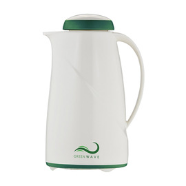 Isolierkanne Green WAVE Polypropylen mit aus 100 % Recyclingmaterial 1,0 ltr | weiß Produktbild