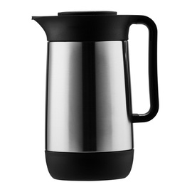 Isolierkanne CONTUR 0,6 ltr Edelstahl matt Vakuum-Hartglas Drehverschluss  H 211 mm Produktbild