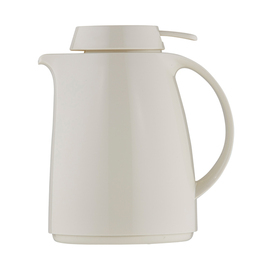 Isolierkanne SERVITHERM 0,3 ltr weiß Vakuum-Hartglas Drehverschluss  H 172 mm Produktbild