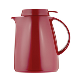 Isolierkanne SERVITHERM 0,3 ltr rot glänzend Vakuum-Hartglas Drehverschluss  H 172 mm Produktbild