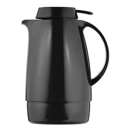 Isolierkanne SERVITHERM 0,6 ltr schwarz glänzend Vakuum-Hartglas Drehverschluss  H 202 mm Produktbild