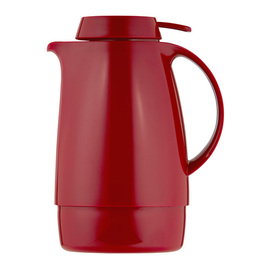 Isolierkanne SERVITHERM 0,6 ltr rot glänzend Vakuum-Hartglas Drehverschluss  H 202 mm Produktbild