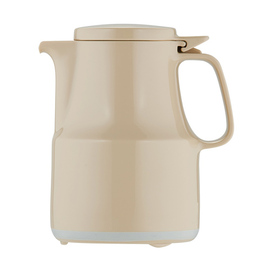 Isolierkanne THERMOBOY 0,3 ltr beige Vakuum-Hartglas Klappdeckel  H 167 mm Produktbild