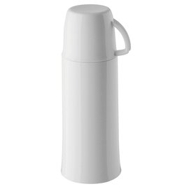 Isolierflasche ELEGANCE 0,25 ltr weiß Glaseinsatz Schraubverschluss  H 202 mm Produktbild