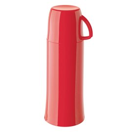 Isolierflasche ELEGANCE 0,75 ltr rot Glaseinsatz Schraubverschluss  H 294 mm Produktbild