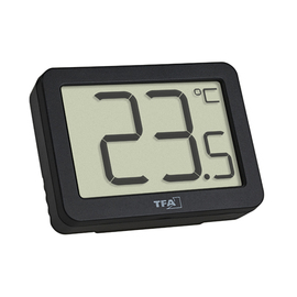 Innenraum-Thermometer digital schwarz Produktbild