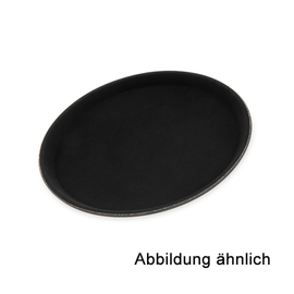RESTPOSTEN | Serviertablett rund, Grip™  Tray, Ø 28 cm, schwarz, Oberfläche gummiert Produktbild