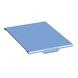 Massiver Boden aus Polypropylen | T 497 x L 300 mm Produktbild