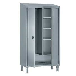 Putzmittelschrank mit Trennwand | 2 Flügeltüren | 1000 mm x 500 mm H 1890 mm Produktbild