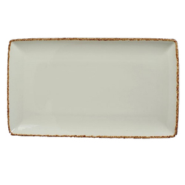 Servierplatte rechteckig BROWN DAPPLE Porzellan | 320 mm x 190 mm Produktbild