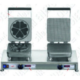 Doppel-Waffeleisen T-502 AT American Style - Duo  | 4000 Watt 400 Volt Produktbild