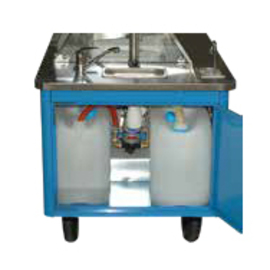Eiswerbefahrrad AMORE | mit Edelstahl-Arbeitsplatte | mit Markise | 2250 mm x 1200 mm H 2100 mm Produktbild 3 S