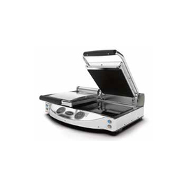 Glaskeramik-Kontaktgrill | manuelle Regelung | Doppelplatte 2000 Watt glatt | gerillt Produktbild