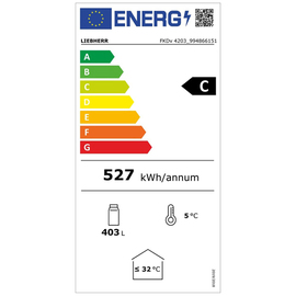 Display-Kühlgerät FKDv 4203 weiß | Umluftkühlung Produktbild 2 L