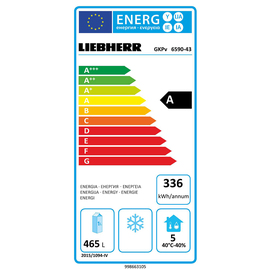 Kühlgerät GN 2/1 GKPv 6590-43 601 ltr | Umluftkühlung | Türanschlag rechts Produktbild 1 L