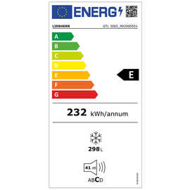 Tiefkühltruhe GTL 3005 weiß 299 ltr 284 kWh/Jahr Produktbild 1 S