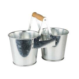 RESTPOSTEN | Besteckbehälter TIN 2 Fächer  L 235 mm  H 185 mm Produktbild