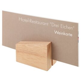 Kartenhalter • Holz L 85 mm x 60 mm H 85 mm H 45 mm | 2 Stück Produktbild 1 S