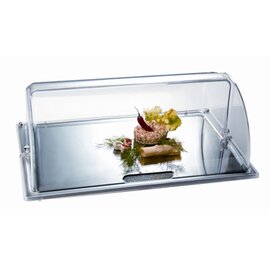 Buffet-Set "Diamant", 2-tlg., GN 1/1 53 x 32,5 cm, Höhe 18 cm, silber spiegelnde Glasplatte Produktbild 0 L