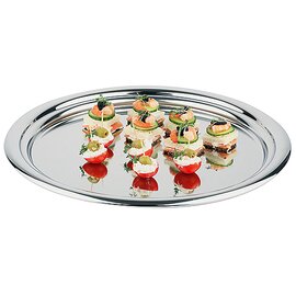 RESTPOSTEN | Tablett BRAZIL Edelstahl Ø 450 mm Produktbild