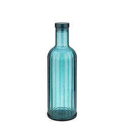 Flasche STRIPES Kunststoff blau 1000 ml H 285 mm Produktbild