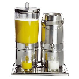 Saftdispenser | Milchdispenser MIX TOP FRESH kühlbar | 2 Behälter 6 ltr|5 ltr  H 520 mm Produktbild